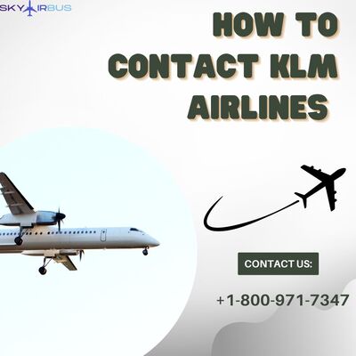 How to contact KLM Airlines? | +1-800-971-7347